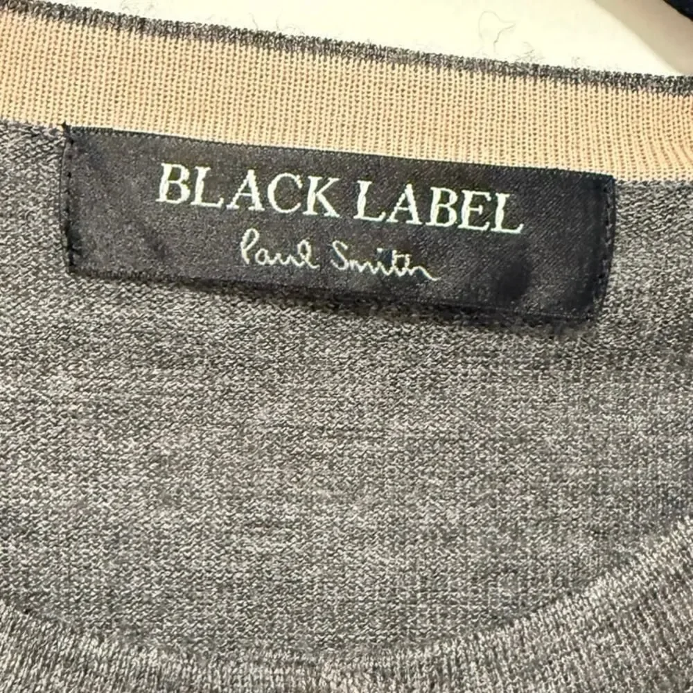 Paul Smith Black Label Gray Cardigan Sweater Medium
